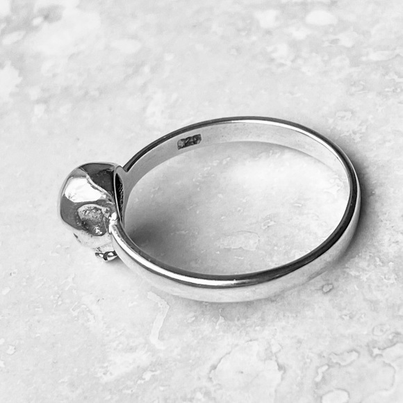 Sterling Silver Skull Ring, Religious Ring - Picture 12 of 13